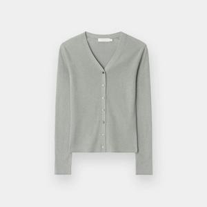 [지오다노]여브이넥 니트 05356516 긴  가디건 356516