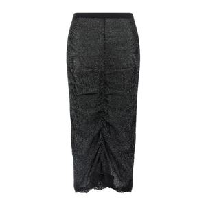 발렌티노 레이스 인서트 루렉스 스커트 B0KG05VA8S NUD