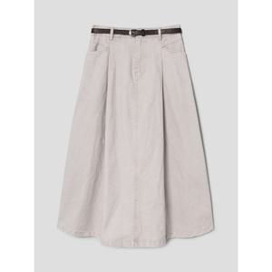 (356227SB1A) [에잇세컨즈] 벨티드 코튼 스커트  베이지