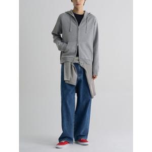 (45625AMMF3) [에잇세컨즈] 이중직 후드 풀집업 카디건  그레이