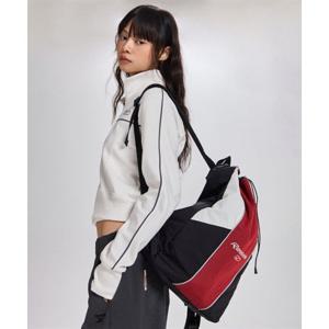 리복 REEBOK 컬러 블록 스트링 백팩 - 다크 레드 REBA5FY01R2 384735