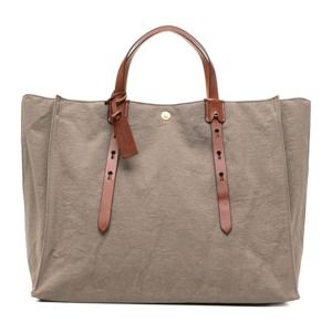 로베르타피에리 버튼 캔버스 쇼퍼백 RPEW42 LYTR