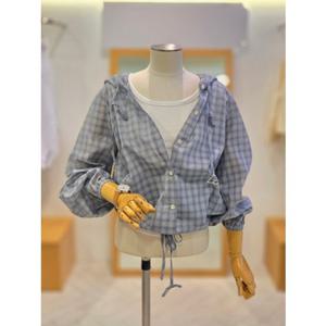 [레코브] 체크 패턴 셔츠형 후드 점퍼 (LC31F5JP508X)