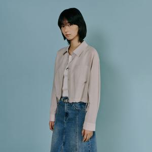 [랩]빅포켓 크랍 스트링 셔츠(AS1WB260)