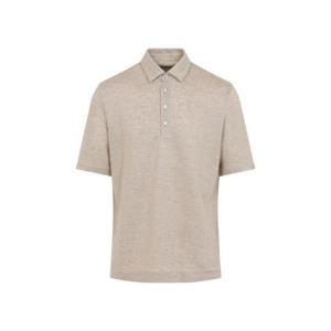 에르메네질도제냐 반팔 티셔츠 UH352A3H770 N02 NUDE NEUTRALS