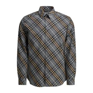 버버리 체크 코튼 셔츠 8123670