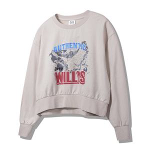 지프 윌리스 빈티지 여성 맨투맨 JP2TSF831IV