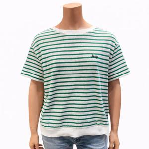 지프  여성용 시보리 스트라이프 7부 티셔츠 (JR2TSF032)