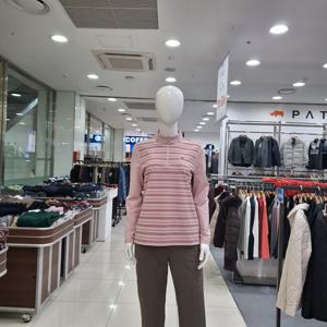 [피에이티]스트라이프 반집업 티셔츠  1M25432-1_US