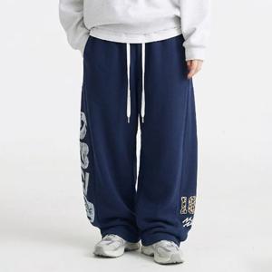 더블제이디 레오파드 1983 아플리케 와이드 팬츠 JHZK80202