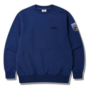 [지프]남여공용 마운틴 맨투맨(다운블루)JQ3TSU818DL