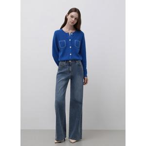 [잇미샤][잇미샤] 와이드 워싱 데님 팬츠(ITQ2YDP970)_DG