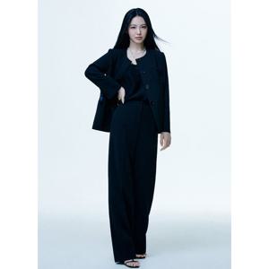 [잇미샤][잇미샤] 텍스쳐 블록 스트레이트 팬츠 (ITP4BPT5900)_D