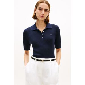 [타미힐피거종합관] 여성 포인텔 폴로 스웨터 T22G3KTO081WT2 C1G