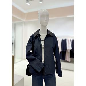 [숲]배색 카라  자켓형 점퍼  SC3UJ903