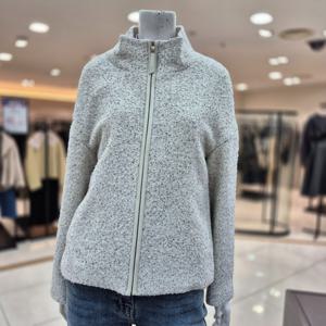 [데코]이태리 수입원단 아이스부클 양가죽배색 모직자켓P1F41WJK