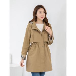 [모슬린]엄마옷 후드 바바리 사파리 롱점퍼 602FGH048 마담/중년