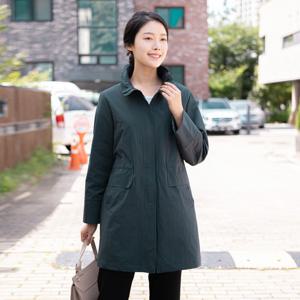 [모슬린]엄마옷 면 셔링 롱 사파리 점퍼 613FGH642 마담/중년여