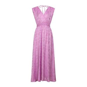 [썬쿠][썬쿠] 패턴 브이넥 민소매 롱 원피스(SN71D5OPS49X)