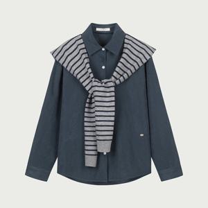 [행텐][행텐]여성 니트 레이어드 셔츠_097(10560-120-201-25)