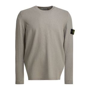 스톤아일랜드 로고 패치 크루넥 스웨터 5100062 S00B9V0061
