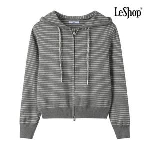 르샵  스트라이프 후드 집업 가디건 (BQ3KC001A)