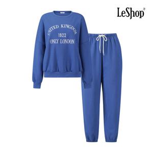 르샵  자수 맨투맨 티셔츠 앤 조거 팬츠 셋업 (BQ3ST001A)