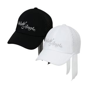 [와이드앵글] 여성 CO 그레이스 리본 볼캡_WWP26C01