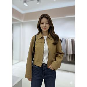 [숲]인조 스웨이드 짚업자켓  SCRLE326