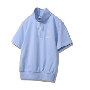 [JEEPKIDS(지프키즈)] 곰 자수 반넥 반팔 맨투맨 KP2TSU165SB