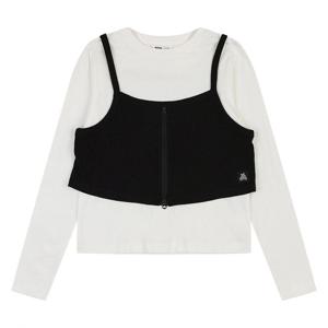 [소이]골지 뷔스티에 레이어드티 26S5458BK_OD