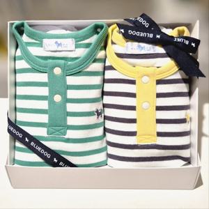 블루독베이비 10 26SS 스트라이프골지상하복2종세트(쌍둥이선물아기옷) (1463706722426)