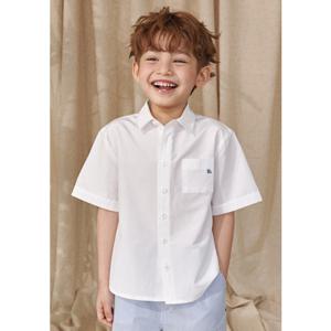 아동 화이트 리조트 셔츠 블라우스 BA21BL03WT PG