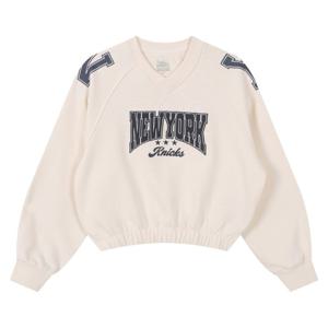 [NBA KIDS]NYK 팀 크롭 오버핏 맨투맨(K253TS650P02)_DJ