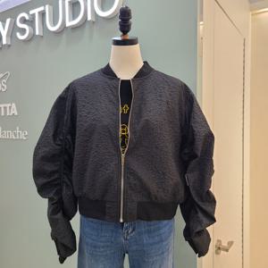 [수스]소매셔링 점퍼 S261BJP351/블랙,카멜_YS