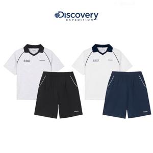 디스커버리키즈 DKAZ15063 키즈 카라 반팔티+팬츠 2SET