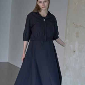 [올리비아로렌]셋업 후드 점퍼 원피스VOBOA5M4441_YS