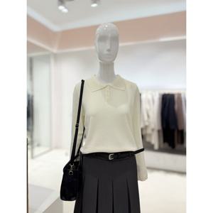 [숲]카라 스판 오픈단추 니트  SC2LK32W