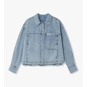 [보브] 헤지 데님 버튼업 셔츠 715626000340