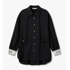 [보브] 자카드 포인트 스트랩 셔츠 715626000499