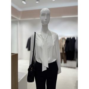 [숲]타이끈 V넥 긴팔블라우스  SCRLS90W