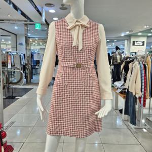 [케네스레이디]리본 벨티드 미니 원피스 EWOPOB05001_BP