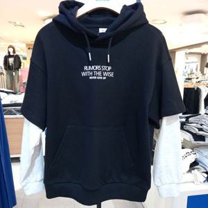 [에스핏 주니어]해운대NC  에스핏 공용) 레이어드 그래픽 후드 HT-SJA101UKHT16