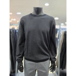 [레노마 옴므]S/S 블랙 모,면혼방  라운드 니트 PEMKT02 _BP_BP_