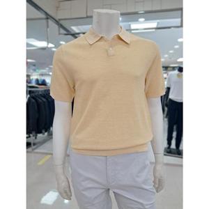 바쏘옴므 세이브존05 엘로우마혼방쿨스판반팔니트 WSZ2WT09AYE3