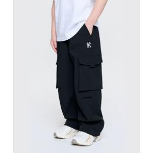 MLB키즈 루즈 스트레이트 카고 우븐팬츠 (7AWPB0161BKS)