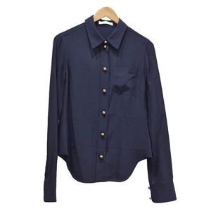 (명품) 끌로에 네이비 실크 블라우스 21226133