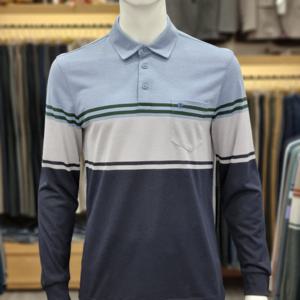 [피에르가르뎅]봄 컬러 블럭 카라티셔츠 PQTS14183830_SH