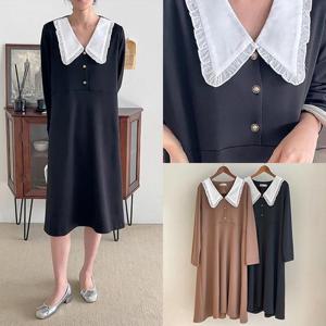 [강물처럼]위쉬몰 IR 러블리카라넥단추원피스(P109H404) 빅사이