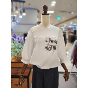 스테파니 세이브존01 레터링 7부 티셔츠 C26CT6102